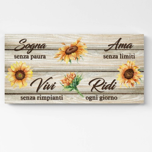 Quadro moderno con frasi - con,