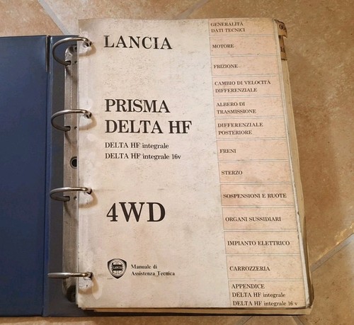 Lancia 4wd manuale - lancia, di