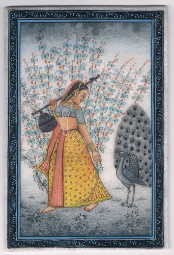 Dipinto miniatura rajasthani - dipinto,
