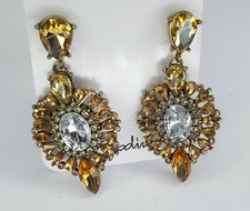 SODINI ALTA BIGIOTTERIA ORECCHINI PENDENTI CON PIETRE