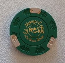 Chip da casinò obsoleto Marocco Las Vegas $25 