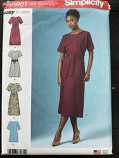 UNCUT Simplicity S8981 Misses