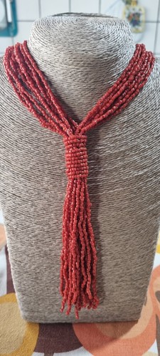 Collana vintage corallo - in,