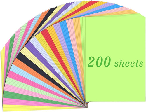 200 fogli carta colorati - 200, a4