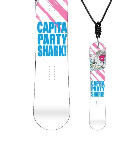 Miniboard capita party - capita, shark