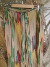 Pantaloni Donna Larghi in lino