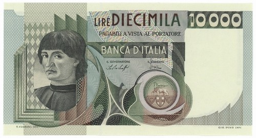 10000 lire ritratto uomo a - ritratto,
