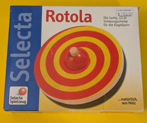 Vintage wooden spinning top - vintage,