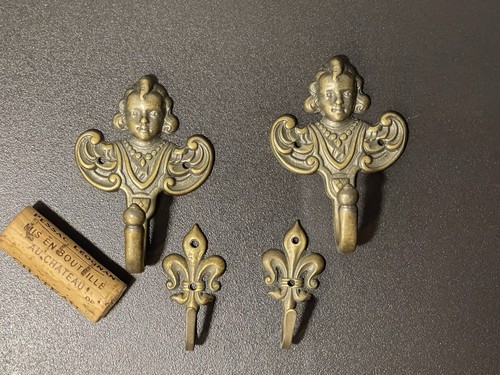 Ganci antichi ottone 4 - in,