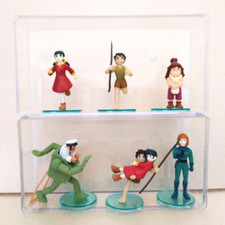 Future Boy Conan Mini Figure Set Completo di 6 Yujin Miyazaki Anime