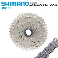 SHIMANO Deore M5100 1X11 Velocità Cassetta 11-42T 11-51T HG601 Catena Gruppo MTB