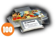 100 BUSTE 87 x 175 mm FUMETTI