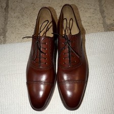 Santoni Bristol Brown Leather