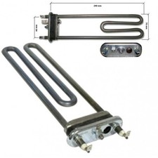 RESISTENZA LAVATRICE BOSCH SIEMENS DA 1950 WATT CON FORO TERMOPROTETTORE