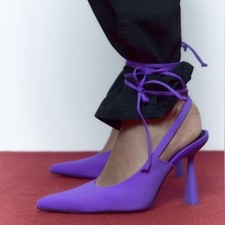 Scarpe slingback tacco alto