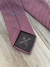 Cravatta Patek Philippe 2009 ROSSA / BIANCA Tie Necktie Cravate Corbata PP