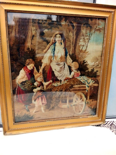 Arazzo quadro vintage - vintage, in