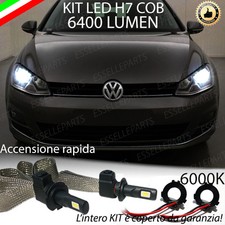KIT H7 LED CANBUS ANABBAGLIANTI VW GOLF 7 VII + PORTALAMPADE 6000K NO ERROR