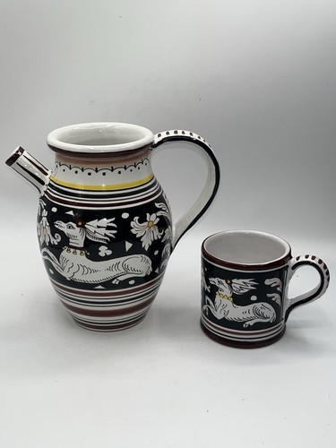 Brocca tazza vino italiana - brocca,