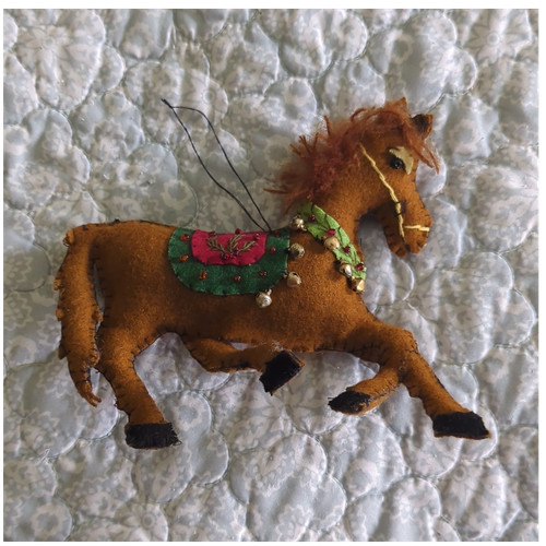 Cavallo feltro decorazione - cavallo,