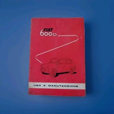 FIAT 600 D LIBRETTO USO