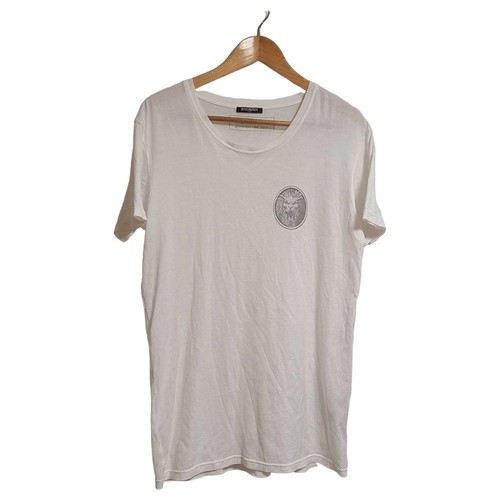 Balmain shirt bianca logo - balmain,
