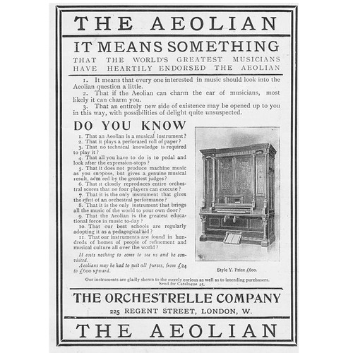 Orchestrelle pianoforte - orchestrelle, co