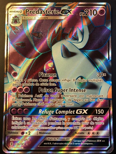 Carte pokemon predasterie - carte,