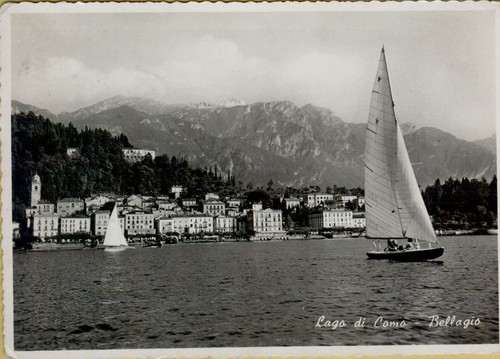 66715v cartolina lago - di, como