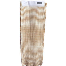 Runner da tavolo Rachel Ashwell Farmhouse 16x90 tessuto oro marrone shabby chic autunno