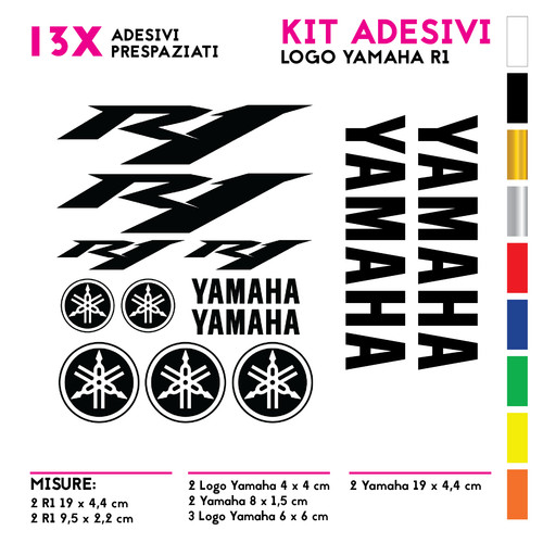 Adesivi moto compatibili - , r1