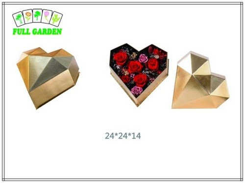 Scatola oro cuore - scatola,