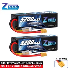 2x Zeee 3S 11.1V Lipo batteria