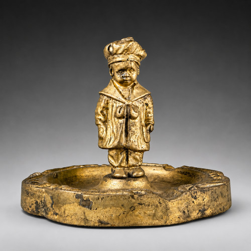 Antico posacenere bronzo - in,