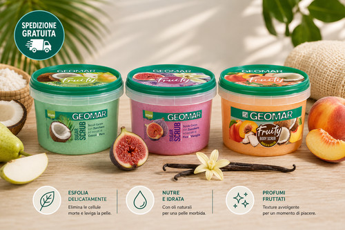 Geomar kit scrub corpo - scrub,