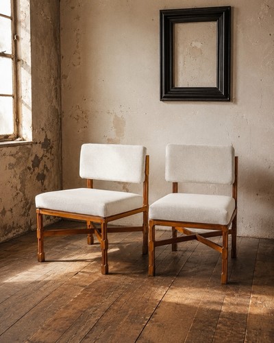 Coppia poltroncine vintage - coppia, in
