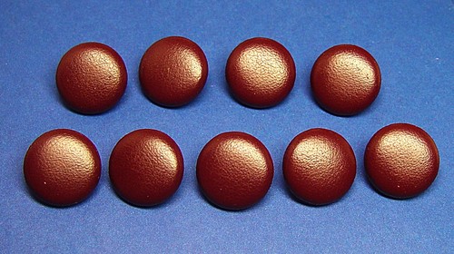 Bottoni rivestiti vera - 9, in