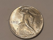 Regno D'Italia 100 Lire Vetta D'Italia 1915 Riconio Riproduzione (MN58)