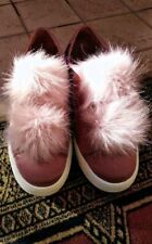 Steve Madden Slipon Sneaker Donna Raso plateau pon pon pelliccia n. 38