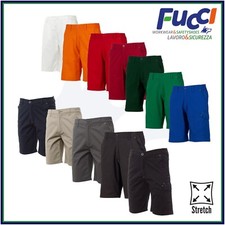 Bermuda Pantaloni da Lavoro Corti Multitasche Estivi Uomo Payper stretch Cotone