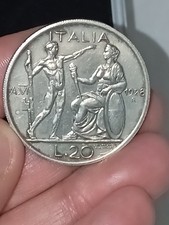 20 Lire 1928 Regno d'Italia Re