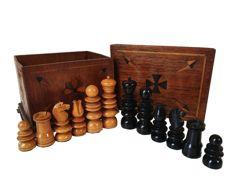 Antico set scacchi modello - antico,