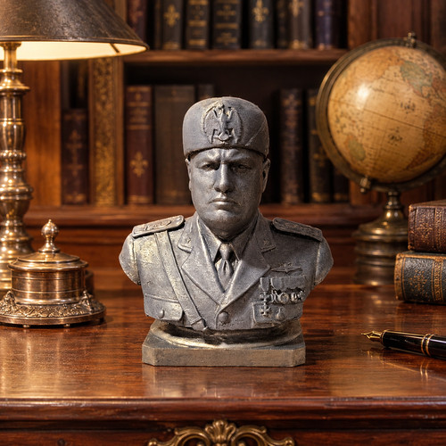 Busto benito mussolini duce - benito,
