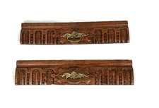 Pair Corbels Hand Carved Wood