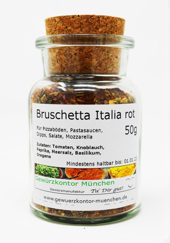 Bruschetta italia rot - italia, im