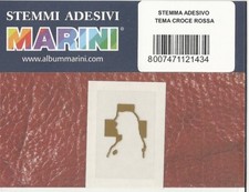 MARINI STEMMA ADESIVO ORO  TEMATICA CROCE ROSSA NUOVO  MF8121