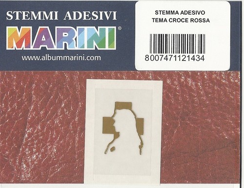 Marini stemma adesivo oro - stemma,