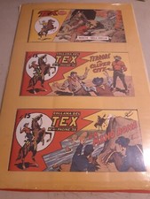  Fumetti Tex Striscia Anastatica n. 3 - 4 più  Inedito n. 2  Nuove in blister