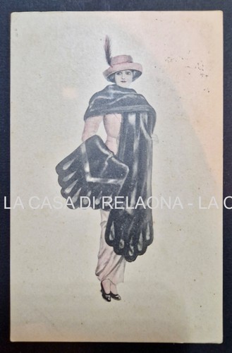 Cartolina moda femminile - cartolina,