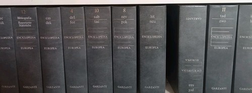 Enciclopedia europea garzanti - enciclopedia,